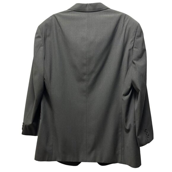 Armani Collezioni Mens Gray Wool Harry Rosen Blazer 42R Made In Italy - Picture 2 of 11